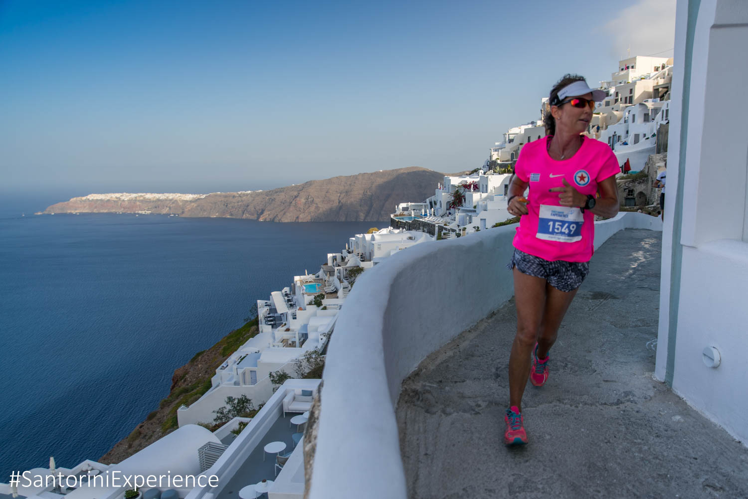 Running at Santorini Experience_by Elias Lefas